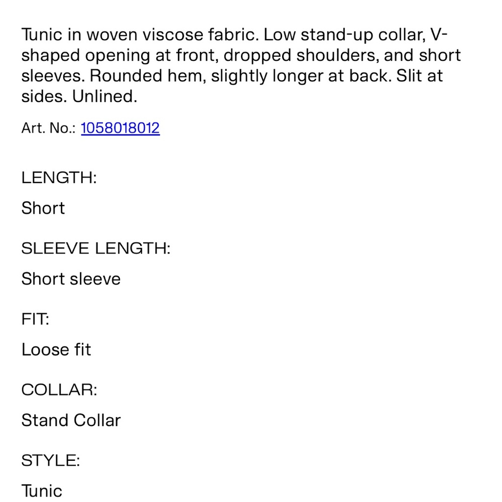 Tunic dress